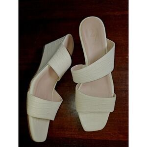 Naturalizer Womens 27 Edit Vennice Wedge Sandal Natural SZ 8.5 N